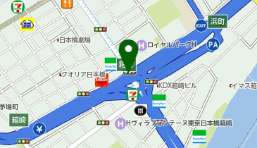 首都6号向島線 清洲橋出口 下り 出口の地図画像