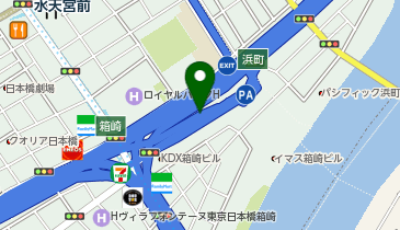 首都6号向島線 浜町出入口 上り 入口の地図画像