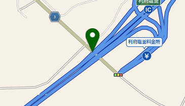 三陸沿岸道路 利府塩釜IC 下り 出口の地図画像