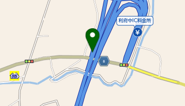 三陸沿岸道路 利府中IC 下り 出口の地図画像