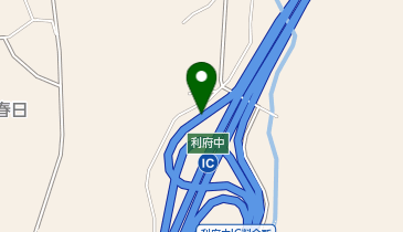 三陸沿岸道路 利府中IC 下り 入口の地図画像