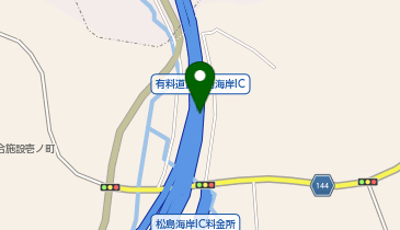 三陸沿岸道路 松島海岸IC 上り 出口の地図画像