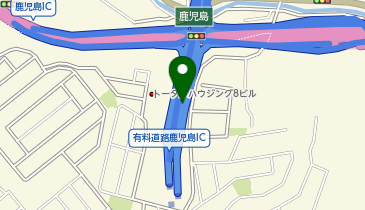 指宿有料道路 鹿児島IC 下り 入口2の地図画像