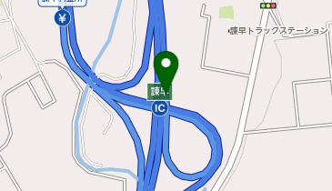 島原道路 諫早IC 下り 出口の地図画像