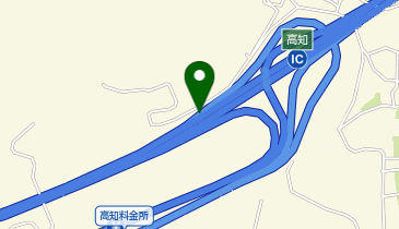 高知東部自動車道 高知IC 上り 出口の地図画像