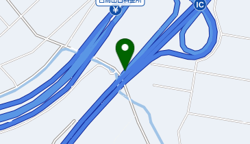 中部縦貫自動車道 白鳥IC 下り 出口の地図画像