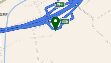 東北自動車道 菅生スマートIC 上り 出口の地図画像