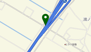 日本海東北自動車道 胎内スマートIC 下り 出口の地図画像