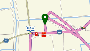 有明海沿岸道路 諸富IC 下り 入口の地図画像