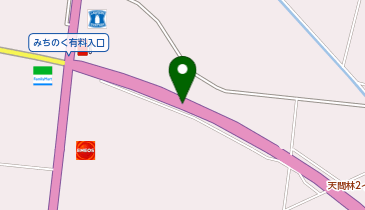 天間林道路 七戸北IC 下り 出口の地図画像