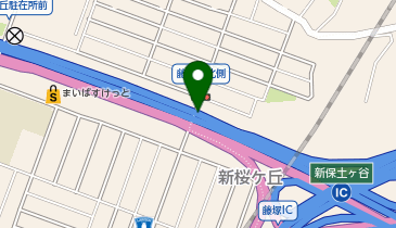 保土ヶ谷バイパス 新保土ヶ谷IC 上り 出口の地図画像
