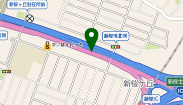 保土ヶ谷バイパス 新保土ヶ谷IC 下り 入口の地図画像