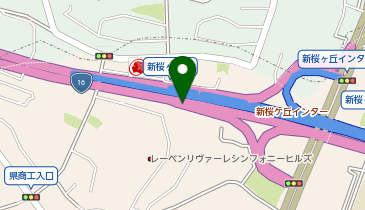 保土ヶ谷バイパス 新桜ヶ丘IC 下り 入口の地図画像