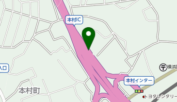 保土ヶ谷バイパス 本村IC 上り 出口の地図画像