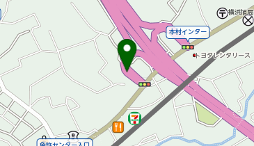 保土ヶ谷バイパス 本村IC 下り 入口の地図画像