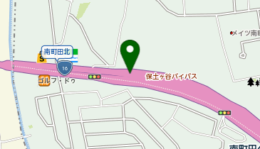 保土ヶ谷バイパス 南町田北交差点 上り 入口の地図画像