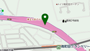 保土ヶ谷バイパス 南町田北交差点 下り 出口の地図画像