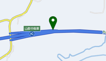 九州中央自動車道(無料区間) 山都中島東IC 下り 入口の地図画像