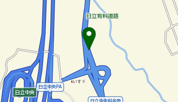 常磐自動車道 日立中央IC 上り 出口の地図画像