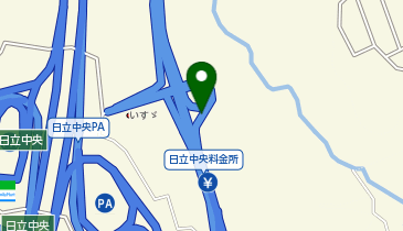 常磐自動車道 日立中央IC 上り 入口2の地図画像