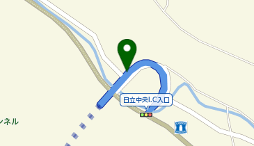 常磐自動車道 日立中央IC 下り 出口の地図画像