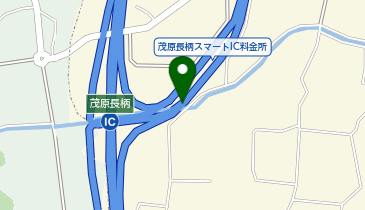 首都圏中央連絡自動車道(松尾横芝-木更津) 茂原長柄スマートIC 外回り 入口の地図画像