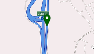 首都圏中央連絡自動車道(松尾横芝-木更津) 大網白里スマートIC 外回り 入口の地図画像