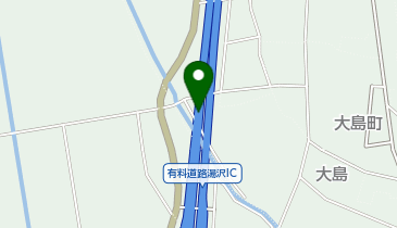 東北中央自動車道 湯沢IC 下り 入口の地図画像