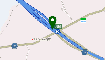 福島空港・あぶくま南道路 滝根IC 上り 入口の地図画像