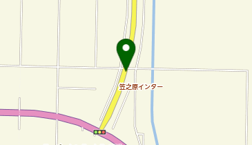 大隅縦貫道 笠之原IC 下り 出口の地図画像