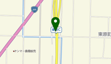 大隅縦貫道 東原IC 上り 出口の地図画像