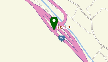 北薩横断道路 永野IC 下り 入口の地図画像