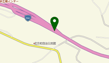 北薩横断道路 さつま広橋IC 下り 出口の地図画像