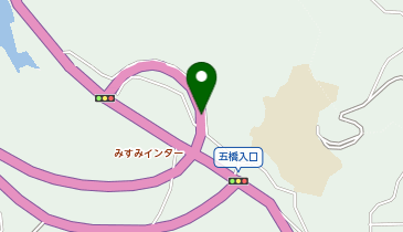 三角大矢野道路 みすみIC 上り 出口の地図画像