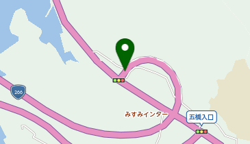 三角大矢野道路 みすみIC 下り 入口の地図画像