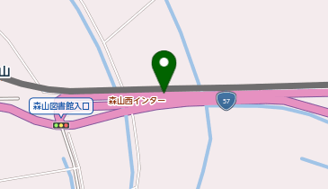 島原道路 森山西IC 上り 入口の地図画像