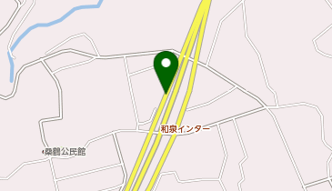 熊本西環状道路 和泉IC 下り 入口の地図画像