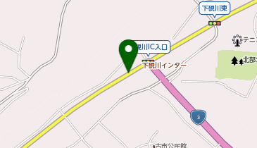 熊本西環状道路 下硯川IC 上り 入口の地図画像