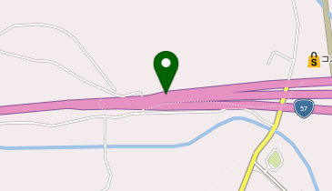 中九州横断道路 大野IC 上り 出口の地図画像