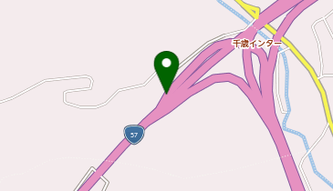 中九州横断道路 千歳IC 上り 出口の地図画像