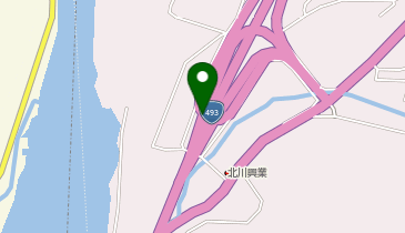 北川奈半利道路 野友IC 上り 出口の地図画像