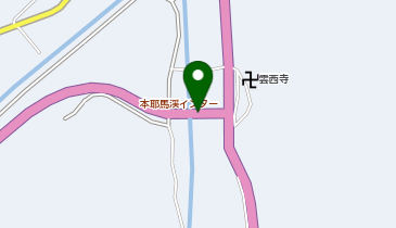 中津日田道路 本耶馬渓IC 上り 出口の地図画像