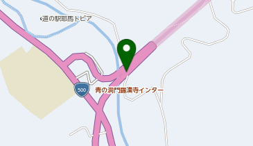 中津日田道路 青の洞門・羅漢寺IC 下り 出口の地図画像