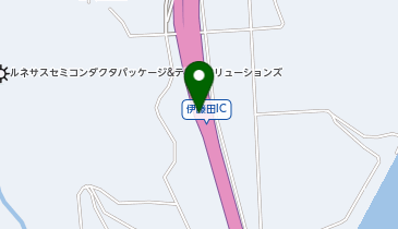 中津日田道路 伊藤田IC 上り 出口の地図画像