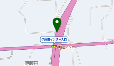 中津日田道路 伊藤田IC 上り 入口の地図画像