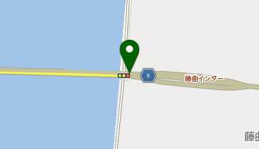 宇部湾岸道路 藤曲IC 上り 入口の地図画像