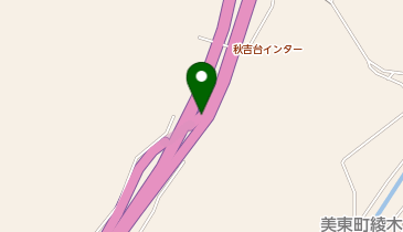 小郡萩道路 秋吉台IC 下り 出口の地図画像