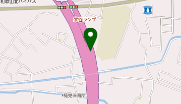 第二阪和国道 大谷 下り 入口の地図画像