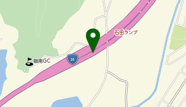 第二阪和国道 石田 下り 入口の地図画像