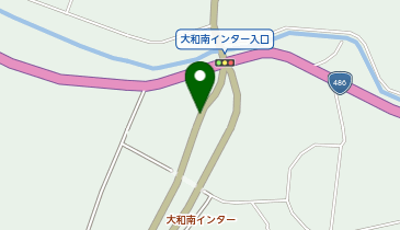 広島中央フライトロード 大和南IC 下り 出口の地図画像